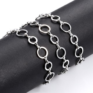 Dây chuyền vòng tròn bằng thép không gỉ Trang sức DIY Phụ kiện dây chuyền thủ công