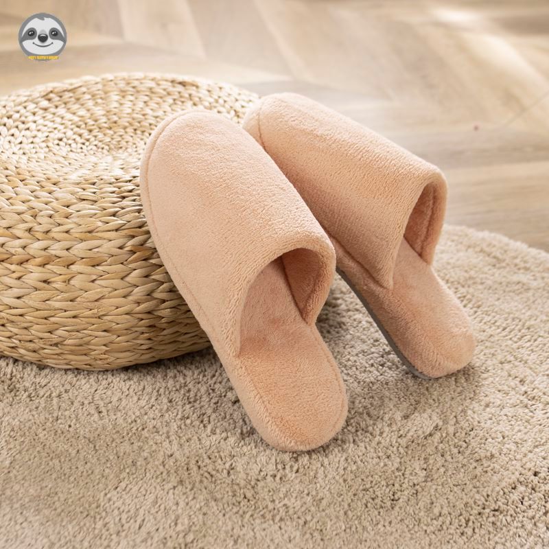 [Hàng có sẵn] Phong cách Muji Nhật Bản / Dép sang trọng / Dép ấm áp mùa thu đông / Dép chống nước im lặng / Dép đi trong nhà cặp đôi
