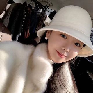 Mũ Thời Trang Thu Đông Phong Cách Pháp Cổ Điển Dành Cho Nữ