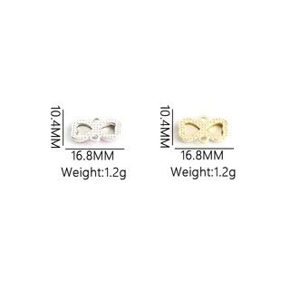 Set 10 Mặt Vòng cổ Hình Nơ Đính Đá Nhiều Màu Sắc Đính Đá Thủ Công Sáng Bóng Dành Cho Bạn Nữ Và Bé Gái diy
