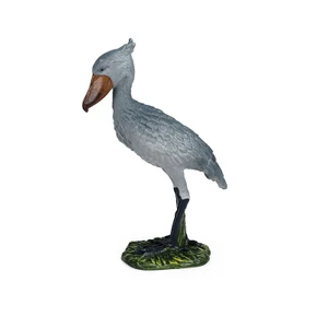 Trẻ em mô phỏng rắn động vật hoang dã mô hình đồ chơi tĩnh chim hói đại bàng Shoebill trang trí cảnh