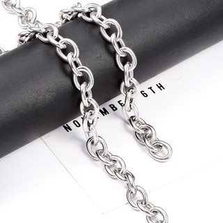 Dây Chuyền Hình oval Lớn 12mm Bằng Thép Không Gỉ diy