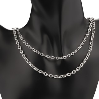 Dây chuyền chữ thập hình bầu dục lõm bằng thép không gỉ dành cho trang sức Dây chuyền thủ công Phụ kiện DIY