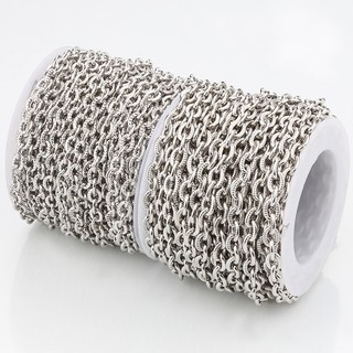 Dây chuyền chữ thập hình bầu dục lõm bằng thép không gỉ dành cho trang sức Dây chuyền thủ công Phụ kiện DIY