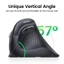 & UGREEN Chuột Dọc Ergonomic 4000DPI Chuột Nhấp Im Lặng Không Dây Cho Laptop PC Windows Mac OS Android Chuột Chống Trơn Trượt