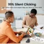 & UGREEN Chuột Dọc Ergonomic 4000DPI Chuột Nhấp Im Lặng Không Dây Cho Laptop PC Windows Mac OS Android Chuột Chống Trơn Trượt