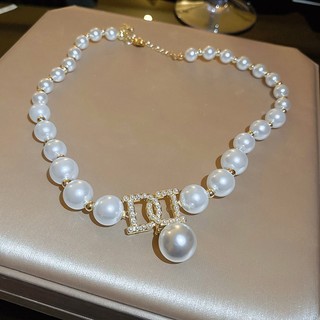 Dây chuyền ngọc trai trang sức Hàn Quốc Thời trang Cho Nữ
