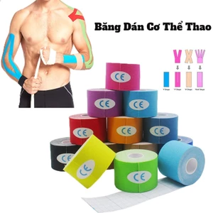 Băng keo vải phục hồi cơ khớp chống nước, hỗ trợ cổ chân, đầu gối, vận động mạnh