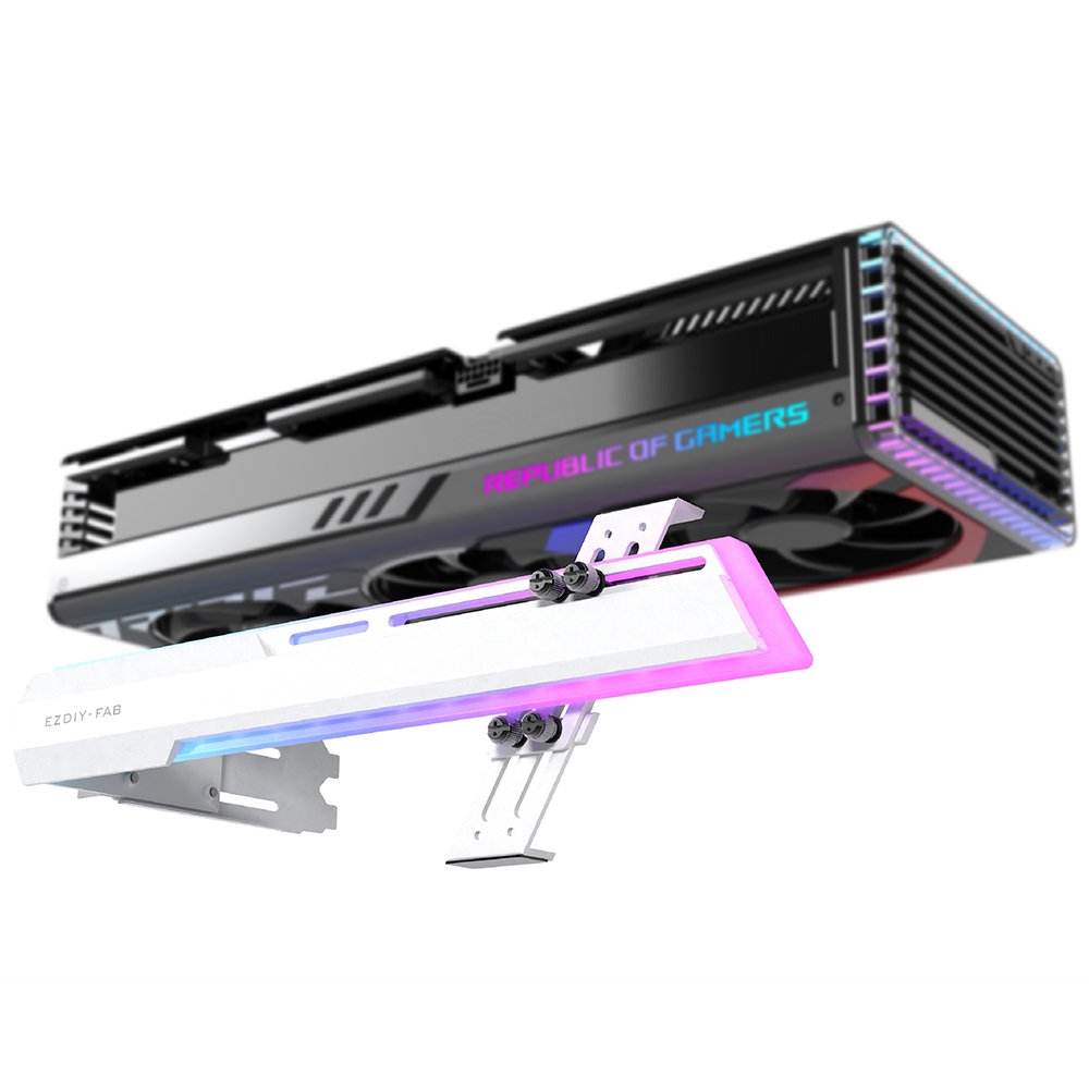 Ezdiy-fab 5V ARGB Giá đỡ GPU Nẹp Card đồ họa Hỗ trợ GPU Giá đỡ thẻ ...