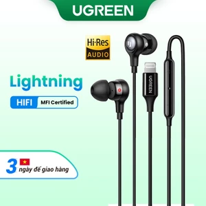 Ugreen Tai Nghe Nhét Tai Jack 3.5mm Cách Âm Có Micro Cho android / mp3 / mp4 / iphone 14 pro max 13 12