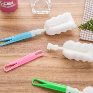 Bàn chải làm sạch chai có thể tháo rời Bàn chải cốc tẩy vết bẩn tay cầm dài