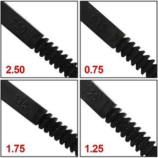 1 X Dụng Cụ Phục Hồi Ren Xoắn 8 Trong 1 0.75-3mm