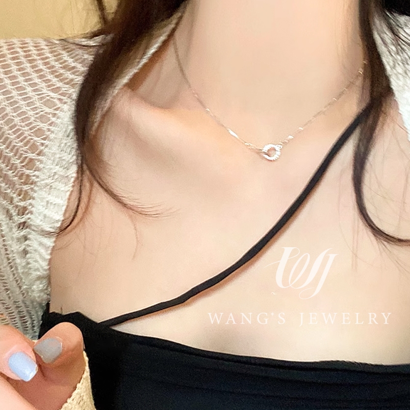 Wj Vòng cổ Vòng Tròn Thời Trang Thu Đông Nhẹ Nhàng Cao Cấp Phong Cách Mới 2023