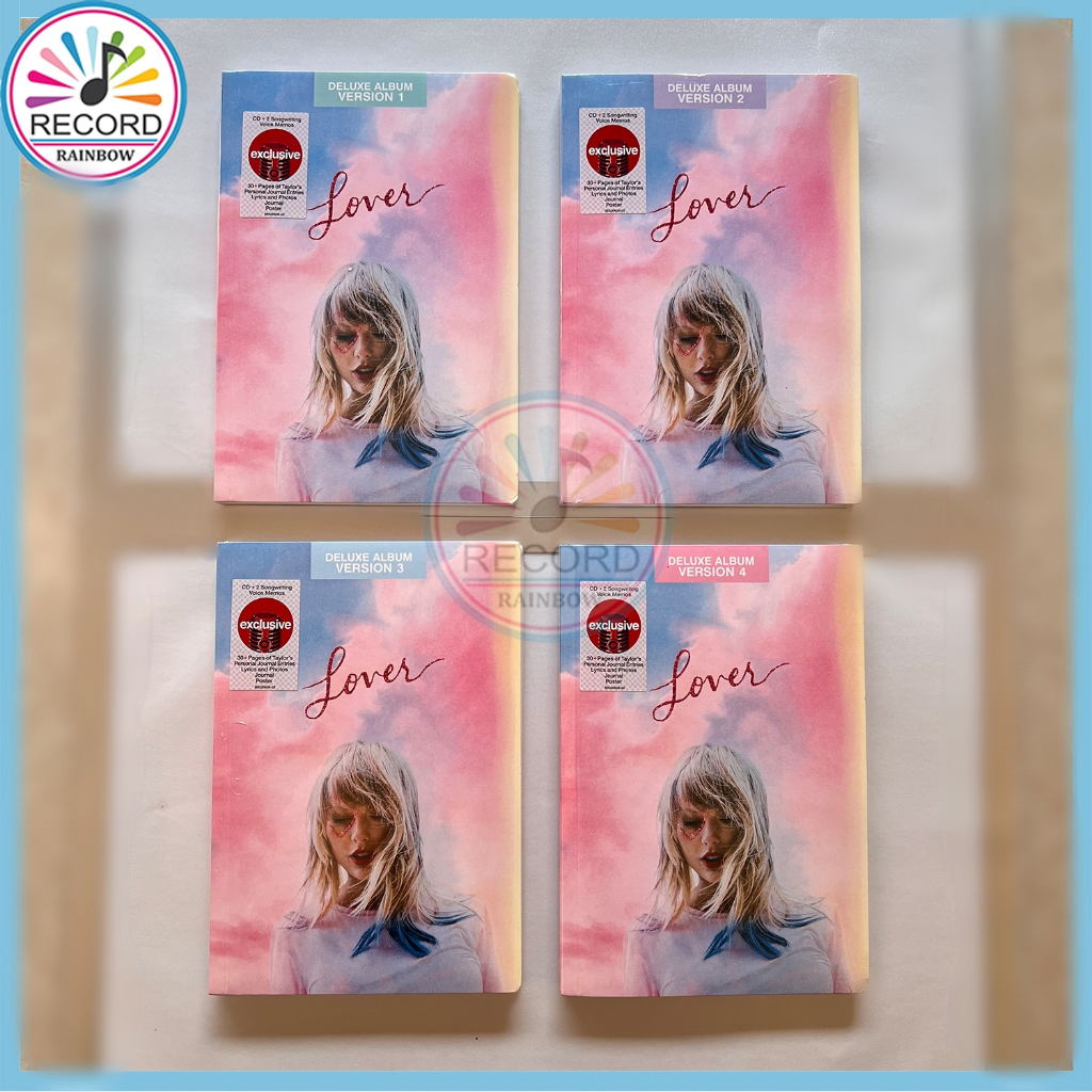 Taylor Swift Lover Deluxe Record Album Version 1-4 Paper Box