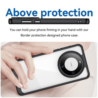 Ốp điện thoại cho Huawei Mate 60 Pro, Vỏ chống sốc Túi khí Camera Bảo vệ toàn diện Mặt sau Acrylic & TPU trong suốt cho Huawei Mate 60 50 Pro Plus