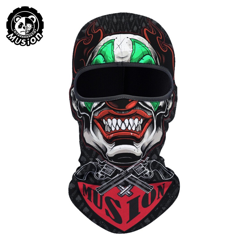 Mặt nạ toàn mặt Musion Skull Balaclava - Chống nắng và chống bụi dành cho người đi xe đạp ngoại trời
