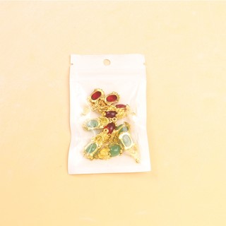 Bộ 10 Mặt Vòng cổ Hợp Kim Hình Quái Vật Thần Bí Trung Quốc Đá Ngọc Bích Giả Khóa An Toàn Tự Làm Trang Sức Vòng Tay / Vòng cổ diy Mang Lại May Mắn Cho Người May Mắn