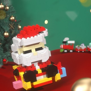 Đồ Chơi Lắp Ráp Hình Ông Già Noel Và Cây Thông Giáng Sinh