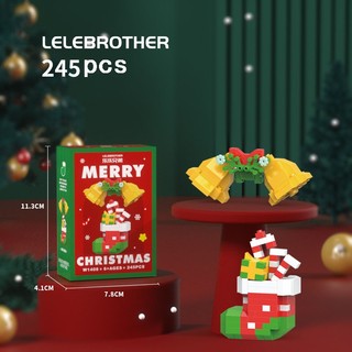 Đồ Chơi Lắp Ráp Hình Ông Già Noel Và Cây Thông Giáng Sinh