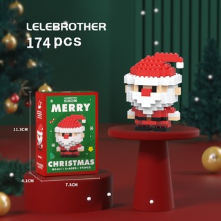 Đồ Chơi Lắp Ráp Hình Ông Già Noel Và Cây Thông Giáng Sinh