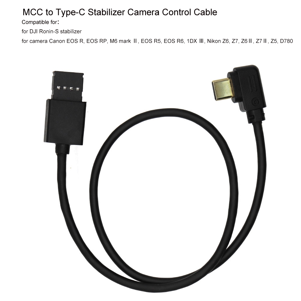 Cáp điều khiển Camera ổn định MCC sang Type-C cho DJI Ronin-S cho Canon ...