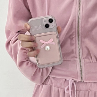 Ốp Điện Thoại Màu Trơn Có Ngăn Đựng Thẻ Cho iphone15pro 15promax 14 14promax 14pro