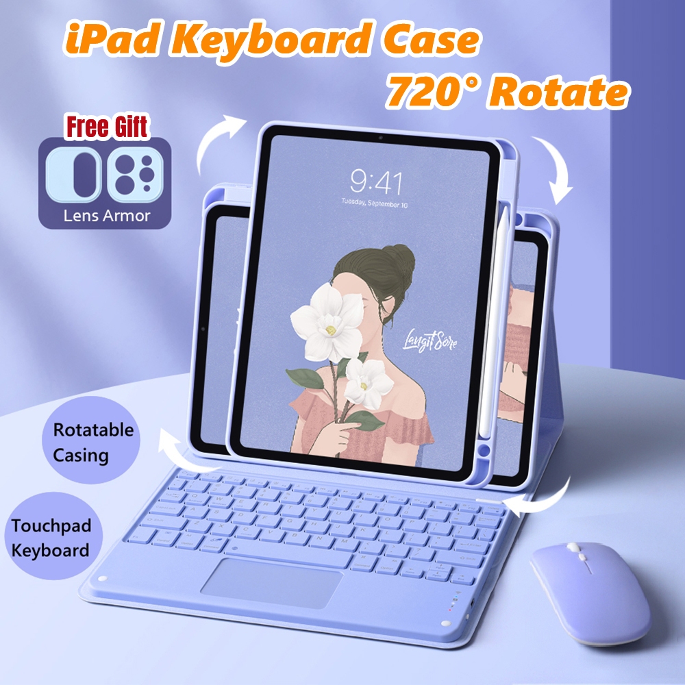 NIXXOS Bao Da Máy Tính Bảng Có Thể Xoay Được 7200 Cho Ipadnixxos / ipad° Bao Da Máy Tính Bảng Có Ngăn Đựng Bút Cho ipad 10.9 '' ipad 10th gen air4 air5 pro 11 inch 10.2 ipad 9th / 8th / 7th