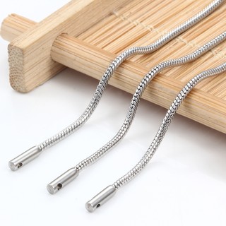 Dây chuyền rắn tròn bằng thép không gỉ Bán thành phẩm Xương rắn Phụ kiện trang sức DIY