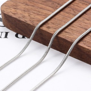 Dây chuyền rắn tròn bằng thép không gỉ Bán thành phẩm Xương rắn Phụ kiện trang sức DIY