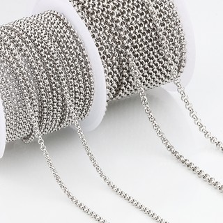 Dây Xích Tròn Bằng Thép Không Gỉ Dùng Làm Trang Sức Thủ Công