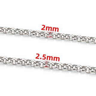 Dây Xích Tròn Bằng Thép Không Gỉ Dùng Làm Trang Sức Thủ Công