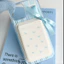 Bao Da Điện Thoại Họa Tiết Nơ Màu Xanh Da Trời Có Ngăn Đựng Thẻ Cho iphone15pro 15promax 14 14promax 14pro