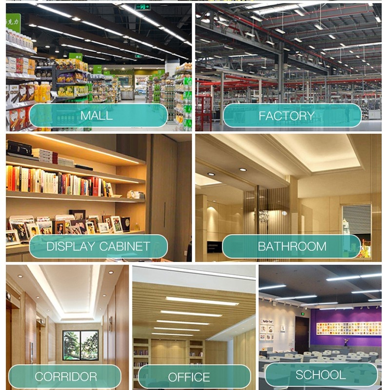 đèn LED bán nguyệt T5 30/50/60CM, đèn tủ bếp, đèn phòng ngủ, trang trí, cầu thang, hành lang