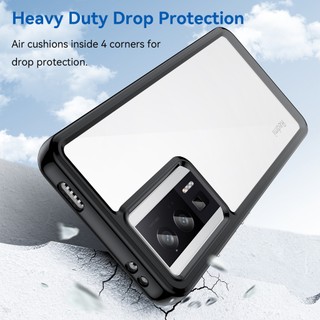 Ốp điện thoại Cho Xiaomi POCO F5 Pro, Túi Khí Chống Sốc Camera Bảo Vệ Toàn Diện Mặt Sau Acrylic & TPU Trong Suốt Cho Xiaomi POCO F4 X5 X6 X4 M6 M4 M3 Pro M5 X4 GT Trường Hợp