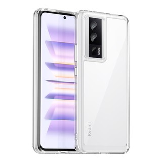 Ốp điện thoại Cho Xiaomi POCO F5 Pro, Túi Khí Chống Sốc Camera Bảo Vệ Toàn Diện Mặt Sau Acrylic & TPU Trong Suốt Cho Xiaomi POCO F4 X5 X6 X4 M6 M4 M3 Pro M5 X4 GT Trường Hợp