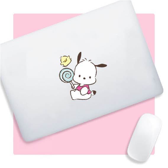 Hl Sticker Dán Trang Trí Xe Hơi Hình Chú Chó Hoạt Hình Dễ Thương Chống Nước