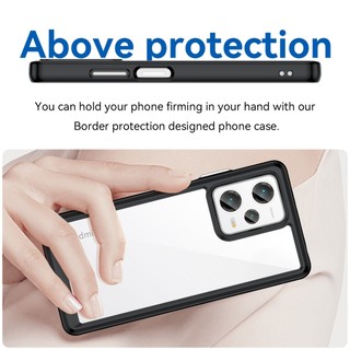 Ốp điện thoại Cho Redmi Note 12 Pro Plus, Túi Khí Chống Sốc Camera Bảo Vệ Toàn Diện Mặt Sau Acrylic & TPU Trong Suốt Cho Redmi Note 12 12T Pro 12S 12R 4G 5G Ốp điện thoại