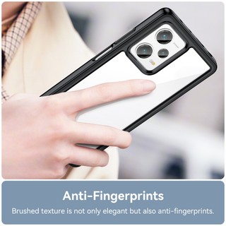 Ốp điện thoại Cho Redmi Note 12 Pro Plus, Túi Khí Chống Sốc Camera Bảo Vệ Toàn Diện Mặt Sau Acrylic & TPU Trong Suốt Cho Redmi Note 12 12T Pro 12S 12R 4G 5G Ốp điện thoại