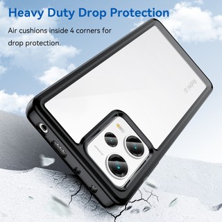 Ốp điện thoại Cho Redmi Note 12 Pro Plus, Túi Khí Chống Sốc Camera Bảo Vệ Toàn Diện Mặt Sau Acrylic & TPU Trong Suốt Cho Redmi Note 12 12T Pro 12S 12R 4G 5G Ốp điện thoại