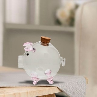 Tượng Lợn Thủy Tinh Mini Thủy Tinh Hình Động Vật Heo Đất