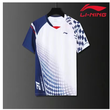 Mùa Hè Mới Li Ning Áo Cầu Lông Nam Nữ Thể Thao Tay Ngắn Thể Thao Ngoài Trời Giải Trí Top Nhóm Mua Đồng Nhất
