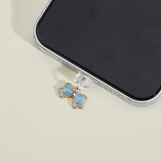 1pc điện thoại di động bụi cắm Bowknot điện thoại di động lỗ bụi cắm