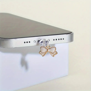 1pc điện thoại di động bụi cắm Bowknot điện thoại di động lỗ bụi cắm