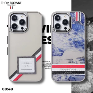 Ốp điện thoại TB thời trang cho iphone 16 Pro Max 15 Pro Max 14 Pro Max i14 13 Pro Max i13 13pro i11 12 Pro Max Vỏ bảo vệ