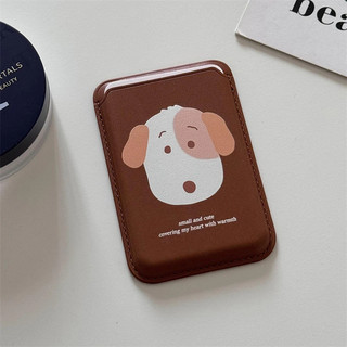 Ốp Điện Thoại Họa Tiết Chó Mèo Có Ngăn Đựng Thẻ Cho iphone15pro 15promax 14 14promax 14pro