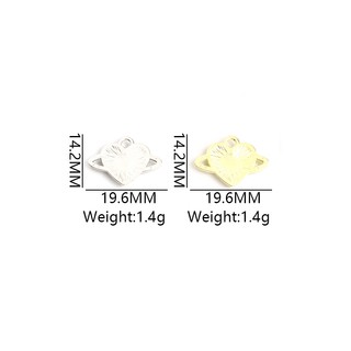 Set 10 Mặt Vòng cổ Hình Trái Tim Đính Đá diy Cho Cặp Đôi