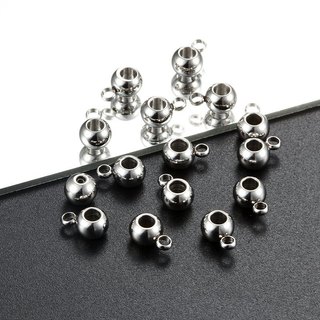 Vòng hàn bằng thép không gỉ xuyên lỗ Hạt DIY Phụ kiện trang sức