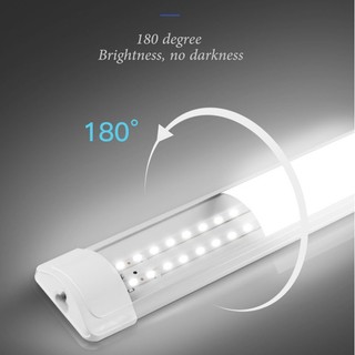 CANMEIJIA Đèn tuýp LED Trọn bộ Đèn tủ 10W/20W Đèn ống T5 siêu sáng 30CM/60CM có phích cắm gắn tường Đèn cho tủ văn phòng tại nhà