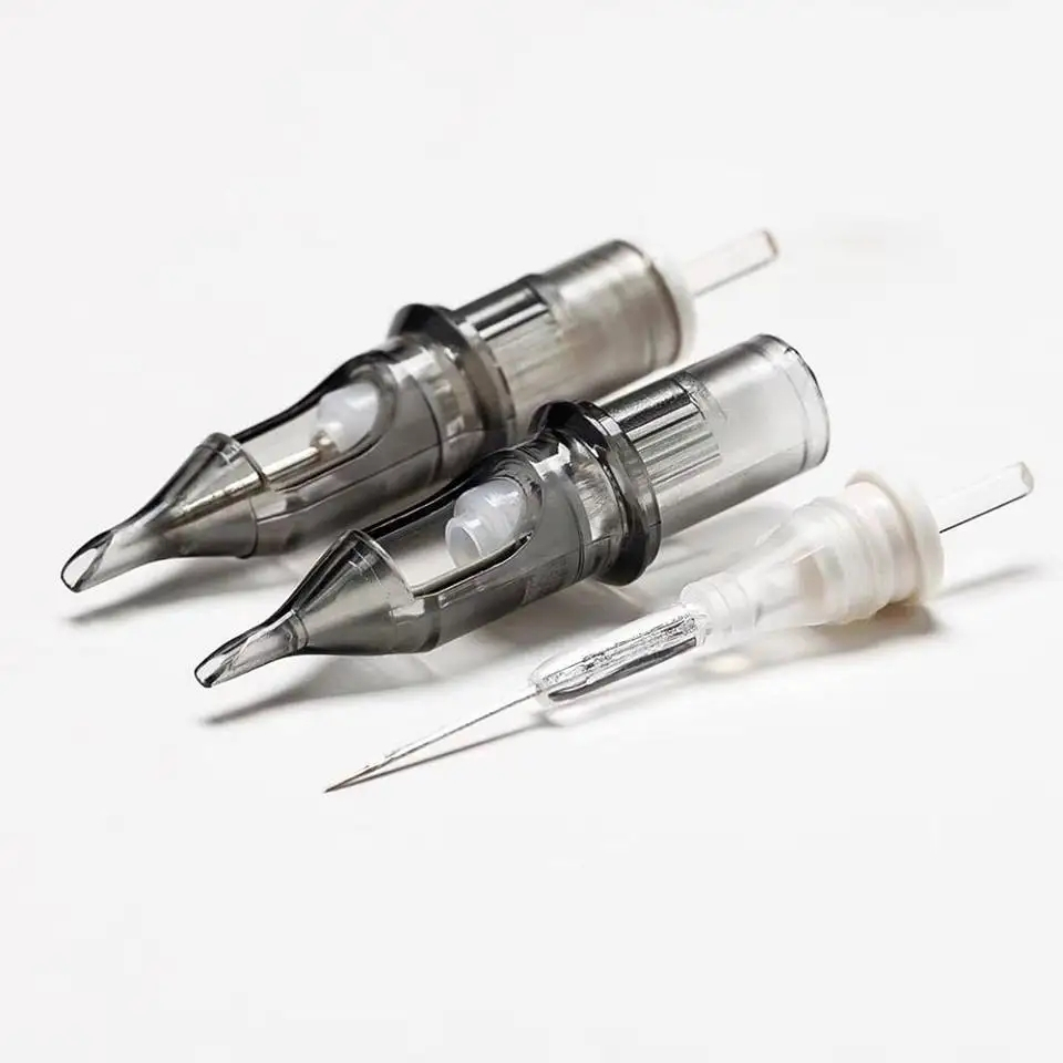 EZ  Cartridge Hình xăm Kim lót tròn #10 0.30mm côn dài 5,5mm cho máy xăm hộp mực và tay cầm 20 cái / lốc Dễ dàng dán giao hàng nhanh
