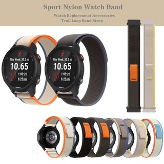 Dây đeo Nylon đường mòn 20mm cho Garmin Forerunner 170 70 645 245 55 158 / Venu Sq 2 / Vivoactive 6 5 3 Âm nhạc